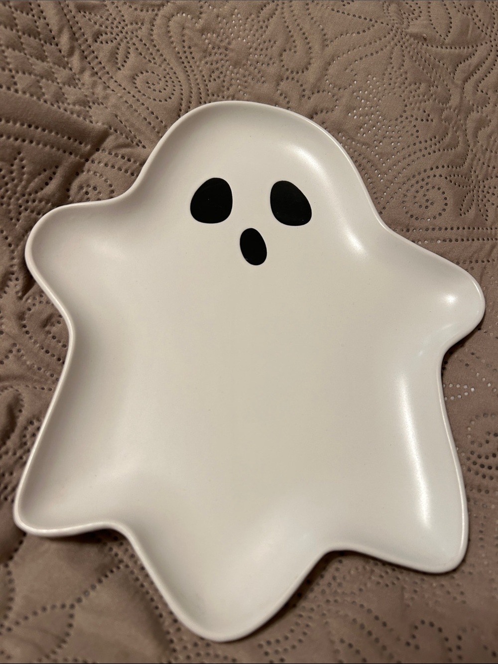 Cost Plus World Market White Ghost Ceramic Serving Dish nwt